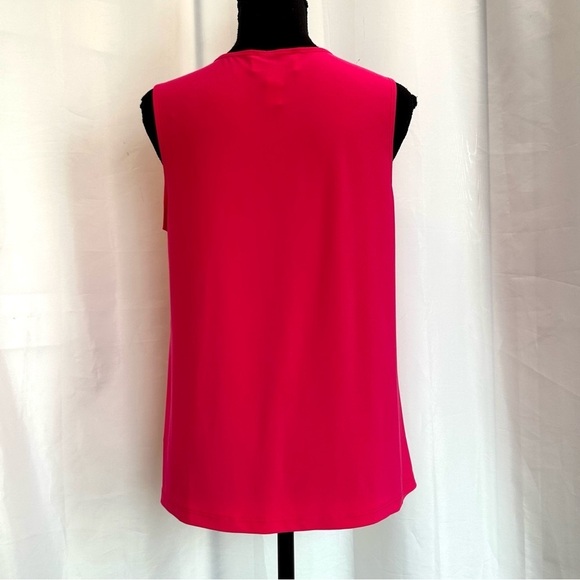 JOSEPH Ribkoff fuchsia pink tank camisole blouse sleeveless Sz 10 - Picture 4 of 10